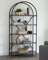 Orleans Furniture - Ashley Furniture - Galtbury Bookcase - Bookcase / Brown/Black - A4000325